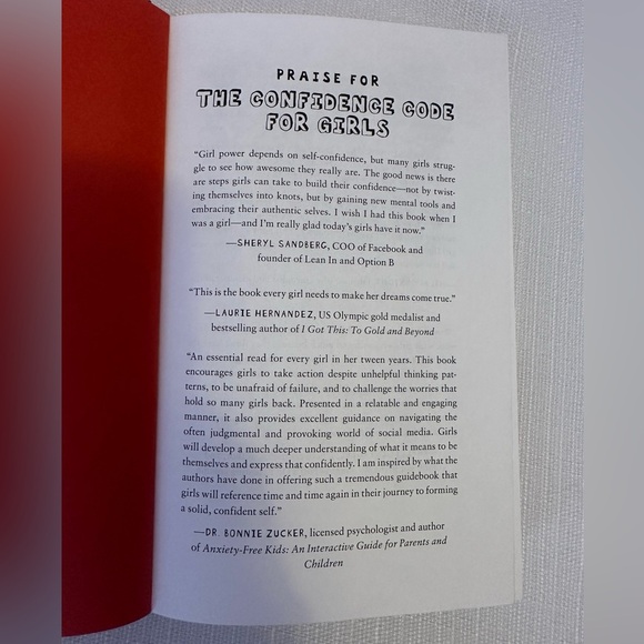 The Confidence Code”for girls”, New York Times best selling books - Picture 3 of 3